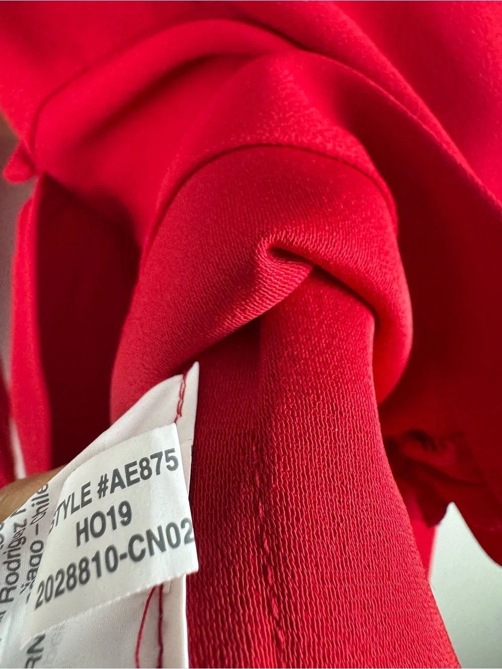 J. Crew Red Wrap-Front V-Neck Sweater